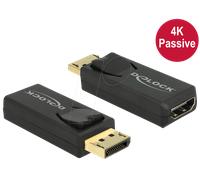 Delock 65571 Displayport 1.2 HDMI Nero Adattatore DisplayPort 1.2 maschio > HDMI
