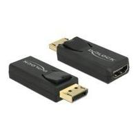 DeLOCK 65571 adattatore per inversione del genere dei cavi Displayport 1.2 HDMI Nero (Delock 4K Passive - videoadapter)