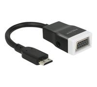 Delock 65588 HDMI Type C (Mini) VGA (D-Sub) + 3.5mm Maschio Femmina 1920 x 1200