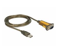 Delock 65840 USB 2.0 Adattatore [1x Spina A USB 2.0 - 1x Spina RS232] 1.5 m
