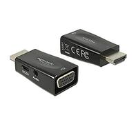 DeLock Adattatore HDMI-A maschio > VGA femmina 65901 con audio 3,5 mm Nero