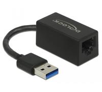 DeLOCK 65903 replicatore di porte e docking station per laptop USB tipo A Nero (Delock - netvrksadapter - USB 3.1 Gen) NEW