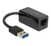 Delock 65903 USB tipo A IEEE 802.1Q IEEE 802.3az IEEE 802.3x Nero 1 Gbit/s