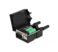 Delock 66232 VGA Adattatore [1x Spina SUB-D a 9 poli - 1x Presa] Nero