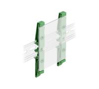Delock 66262 -10 70 °C 18 mm 115 mm 11 mm 4 pz DIN rail clip for PCB 115 mm 4