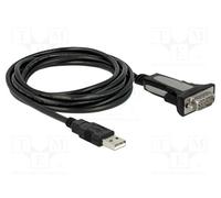 Cavi seriali DELOCK USB 2.0 per 1 x adattatore seriale RS-232 4 m