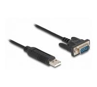 Delock Adattatore da USB 2.0 a RS-232 seriale con connettore seriale compatto con alloggiamento FTDI da 50 cm NEW