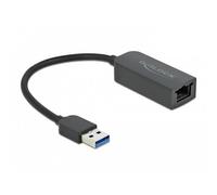 Delock 66646 USB 2.0 Adattatore [1x Connettore USB di tipo A - 1x Presa RJ45]