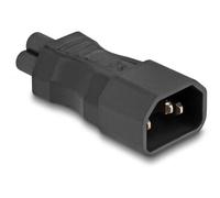 Delock 80468 Adattatore di alimentazione Spina tipo C5 - Spina C14 Nero 1 pz.