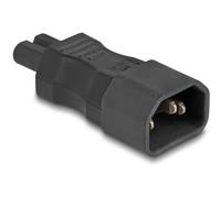 Delock 80469 Adattatore di alimentazione Presa tipo C7 - Spina C14 Nero 1 pz.