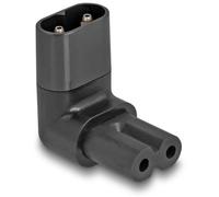 Delock 80470 Adattatore di alimentazione Presa tipo C7 - Spina tipo C8 Nero 1