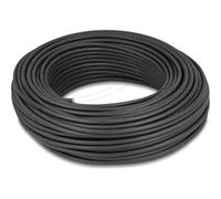 DeLOCK 80597 Cavo di Rete Nero 50 m Cat6a U/FTP (STP)