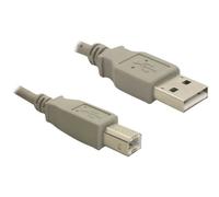 Delock 82215 1,8 m USB A USB B Maschio/Maschio Grigio Cable USB 2.0 A-B upstream