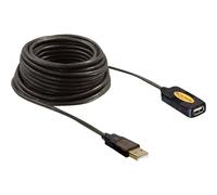 Delock 82446 10 m USB A USB A USB 2.0 0,48 Gbit/s Nero Cavo da 10 m di Prolunga
