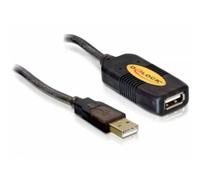 Delock 82446 Cavo USB USB 2.0 Spina USB-A, Presa USB-A 10.00 m Nero