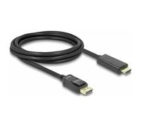 Delock 82587 DisplayPort / HDMI Cavo Spina DisplayPort, Spina HDMI-A 2 m Nero