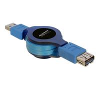 Delock 82649 1,20 m Maschio/Femmina Cable USB 3.0 Extension retractable