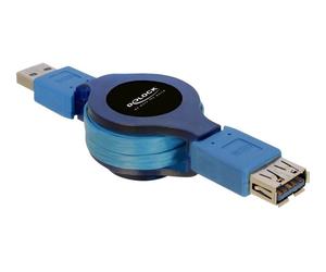 Delock 82649 1,20 m Maschio/Femmina Cable USB 3.0 Extension retractable