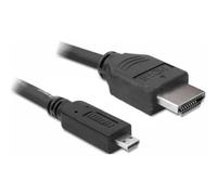 Delock 82663 HDMI Cavo Spina HDMI-A, Spina HDMI Micro-D 3 m Nero UHD 4K;, cont