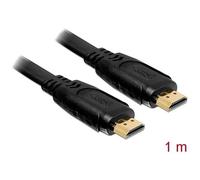 DELOCK 82669 - Cavo HDMI ad alta velocità con Ethernet piatto 1,0 m.