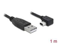 Delock 82681 Cavo USB USB 2.0 Spina USB-A, Spina USB-Mini-B 1.00 m Nero