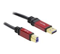 Delock 82759 Cavo USB USB 3.2 Gen1 Spina USB-A, Spina USB-B 5.00 m Rosso, Nero