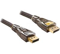 DELOCK 82770 CABLE DISPLAYPORT 1 M NEGRO, MARRÃ“N
