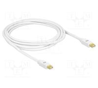 DeLOCK 82795 cavo DisplayPort 2 m Bianco