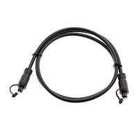 DeLOCK 82887 cavo audio 1 m TOSLINK Nero