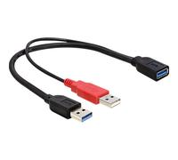 Delock 83176 0,3 m USB A 2 x USB A USB 3.2 Gen 1 (3.1 Gen 1) Maschio/Femmina 5