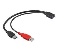 DELOCK 83176 - Cavo USB 3.0, da femmina a maschio A, 0,3 m