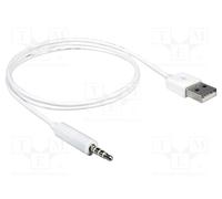 Delock 83182 USB, Jack Cavo adattatore [1x Spina A USB 2.0 - 1x Spina jack da 3