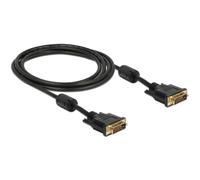 DeLOCK 83190 DVI cable 2 m DVI-D Black NUOVO