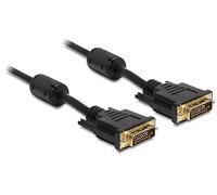 DELOCK 83192 - Cavo monitor DVI, connettore DVI 24+1, Single Link, 5 m