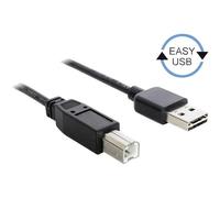 Delock 83360 Cavo USB USB 2.0 Spina USB-A, Spina USB-B 3.00 m Nero connettore a