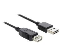 Delock 83373 Cavo USB USB 2.0 Spina USB-A, Presa USB-A 5.00 m Nero connettore a