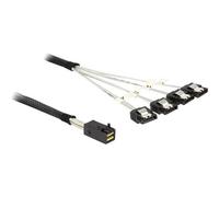 Delock 83392 Hard Disk Cavo [1x Presa Mini SAS (SFF-8643) - 4x Spina SATA a 7 p