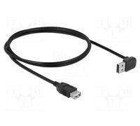 DeLOCK 1m USB 2.0-A - USB 2.0-A cavo USB USB A Nero (DeLOCK EASY-USB - USB forlngerkabel) NEW