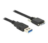 Delock 83599 3 m USB A Micro-USB B USB 3.2 Gen 1 (3.1 Gen 1) Maschio/Maschio