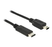 DeLOCK 83603 cavo USB 1 m USB C Mini-USB B Nero