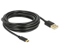 DELOCK 83669 CABLE USB 4 M 2.0 USB A USB C NEGRO