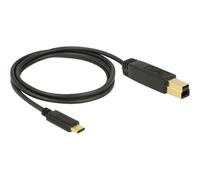 Delock 83675 1 m USB C USB B USB 3.2 Gen 2 (3.1 Gen 2) 10 Gbit/s Nero Cavo USB
