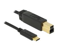 Delock 83675 1 m USB C USB B USB 3.2 Gen 2 (3.1 Gen 2) 10 Gbit/s Nero Cavo USB