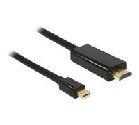DELOCK 83698 - Connettore mini DisplayPort su connettore HDMI A, 1 m, nero