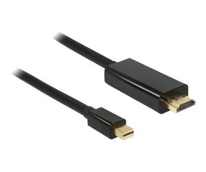 Delock 83698 1 m Mini DisplayPort HDMI Maschio Maschio Oro Cable mini