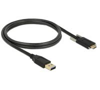 DeLOCK 83718 cavo USB 1 m USB A USB C Nero