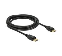 Delock 83807 DisplayPort Cavo Spina DisplayPort, Spina DisplayPort 3.00 m Nero