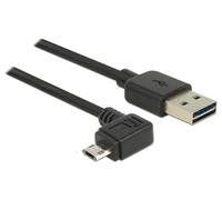 DeLOCK 83847 cavo USB 0,5 m USB A Micro-USB B Nero