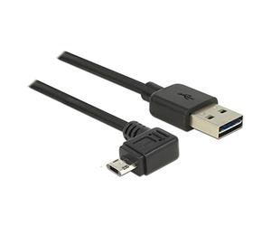 DeLOCK 83847 cavo USB 0,5 m USB A Micro-USB B Nero