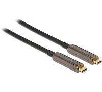 DeLock Cavo video USB-C ST/ST 84126 – Ottico attivo 25 m 4K 60 Hz USB 3.2 Gen 1 Nero